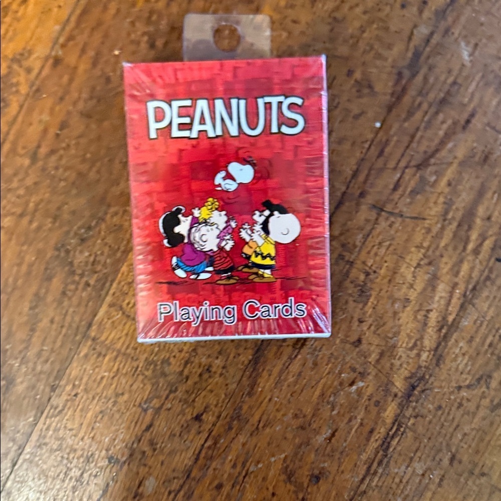 Peanuts Red Playing Cards